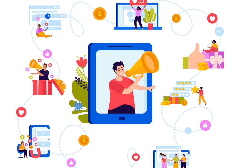 Digital marketing for influencers